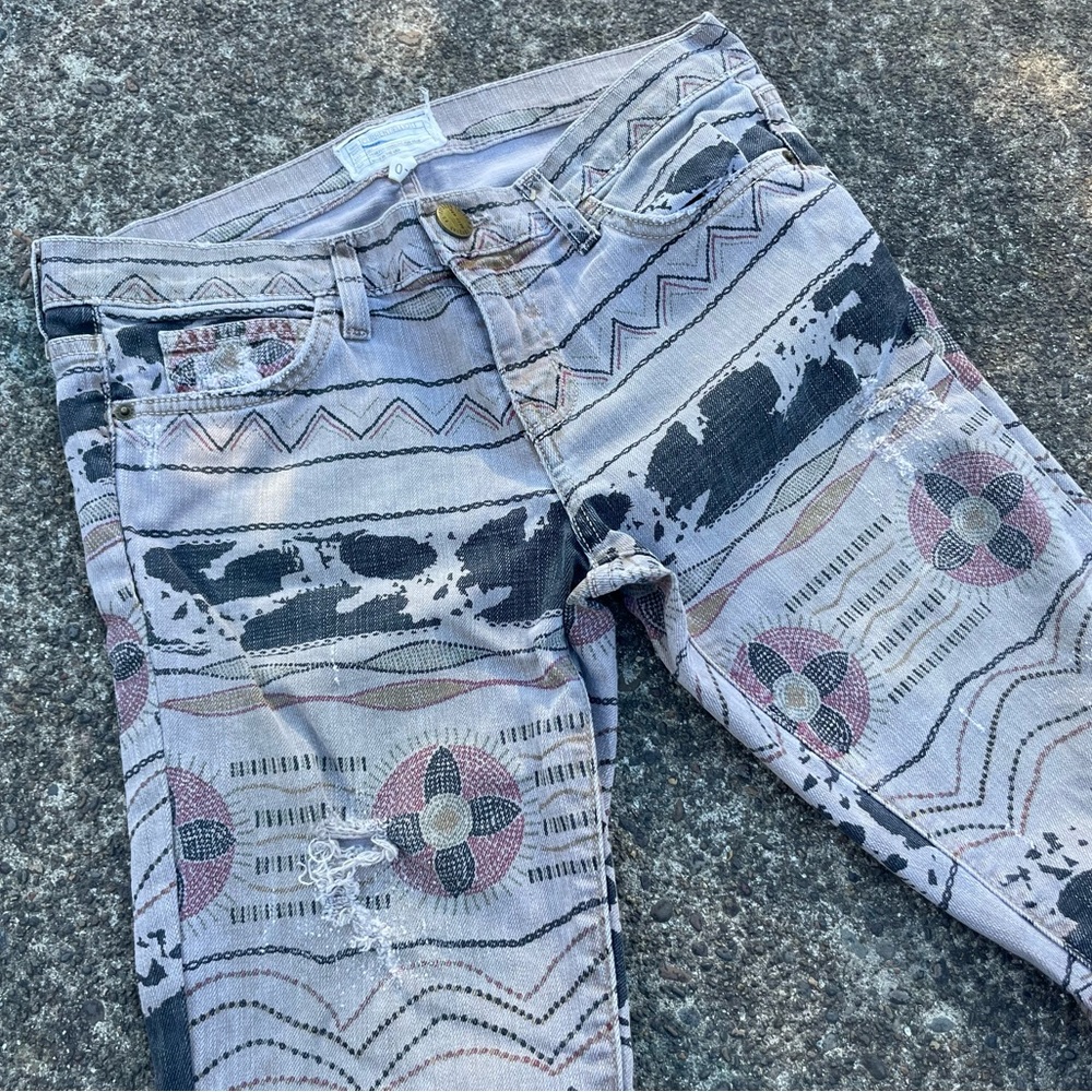 Current/Elliott Skinny Jeans Women’s Size 28 Tribal - Picture 8 of 16
